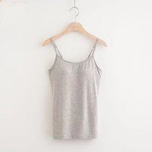 Laden Sie das Bild in den Galerie-Viewer, Locker sitzendes Tank-Top mit integriertem BH
