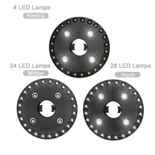 Laden Sie das Bild in den Galerie-Viewer, 28 LED Lampe für den Schirm
