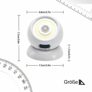 Abnehmbares LED-Sensorlicht mit USB-Aufladung