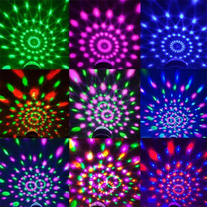 LED Disco Bunte rotierende Glühlampen