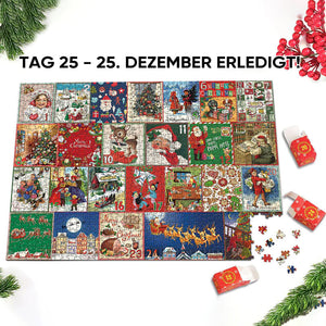 🎄Weihnachts-Adventskalender-Puzzle 1000teilig🎅