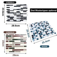 Laden Sie das Bild in den Galerie-Viewer, Selbstklebende 3D Fliesenaufkleber, 4 Stücke
