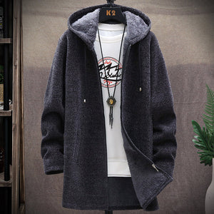 Kapuzenjacke Aus Fleece