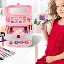 Laden Sie das Bild in den Galerie-Viewer, Waschbares Make-up-Schönheitsset für Kinder
