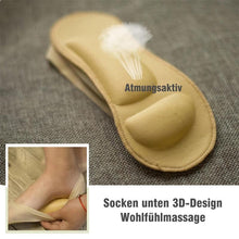 Laden Sie das Bild in den Galerie-Viewer, 3D Fußmassage gepolsterte Lady Invisible Socken
