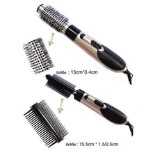 Laden Sie das Bild in den Galerie-Viewer, 7in1 Professionelle multifunktionale Styling-Tools Breite Bürste Haartrockner Glätteisen Kamm Clip Pipe Roller Brush
