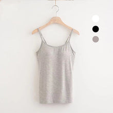 Laden Sie das Bild in den Galerie-Viewer, Locker sitzendes Tank-Top mit integriertem BH
