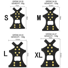 Laden Sie das Bild in den Galerie-Viewer, Steigeisen, Schuhe Spike und Silikon Band Anti Rutsch auf Eis und Schnee
